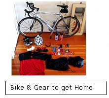 Bike and Gear to get home