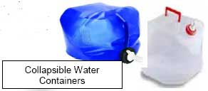 Collapsible Water Containers