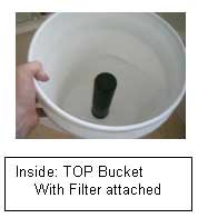 Filter Bucket Top