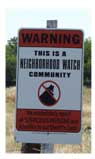 Neighborhood Watch Sign